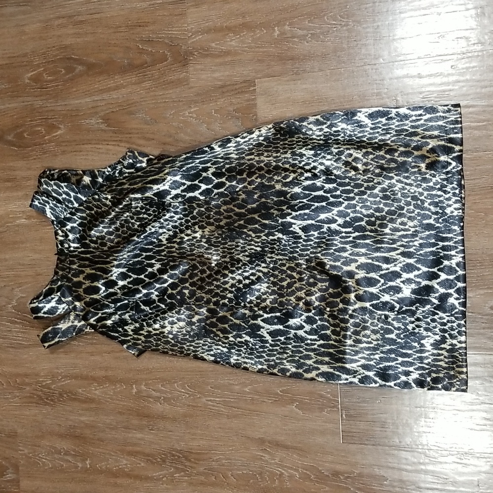 (12P) NWT Connected Apparel Petites Comfortable Animal Print Elegant Holidays